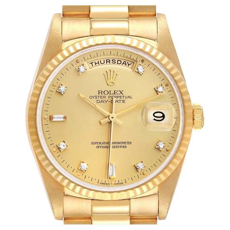 yellow gold presidential rolex